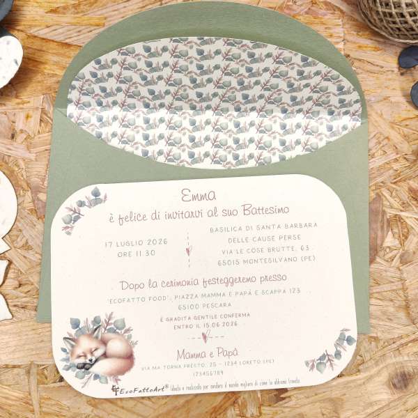 partecipazioni battesimo bimba